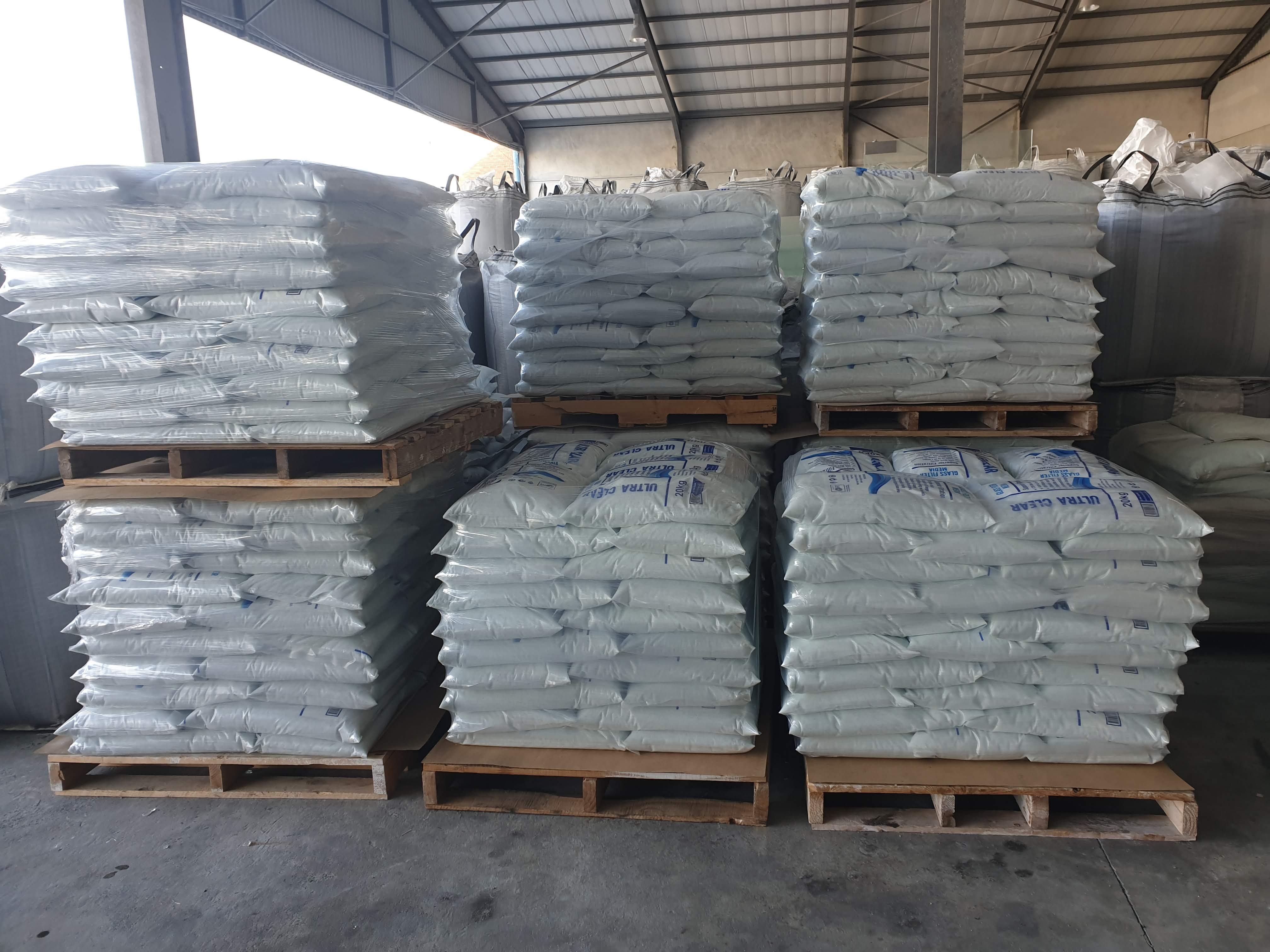 UltraClear Glass Filter Media Grade 1 Ton Bulk